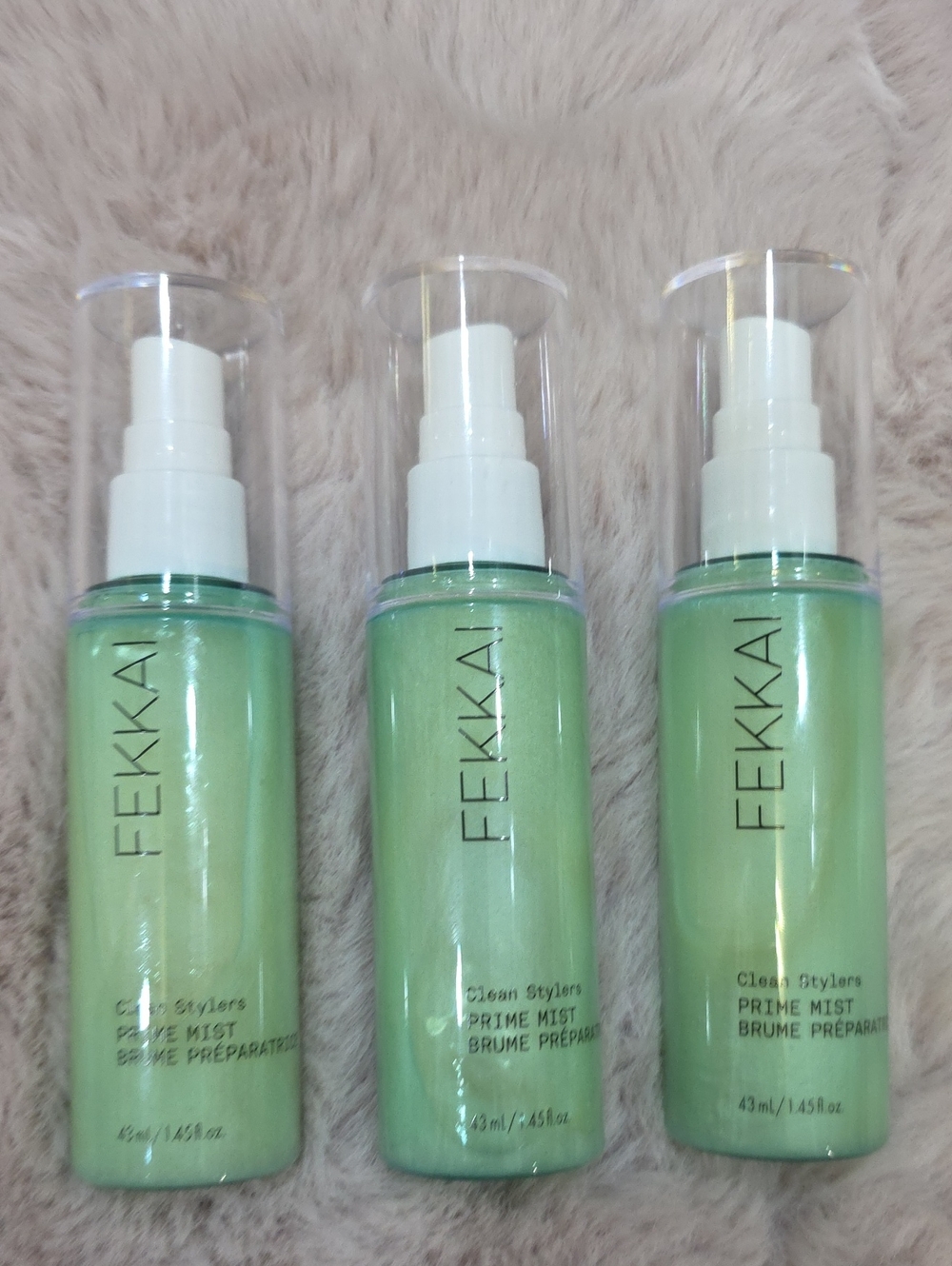 FEKKAI Clean Stylers Prime Mist Hair Primer 43 ml– NEW - Bundle Of 3